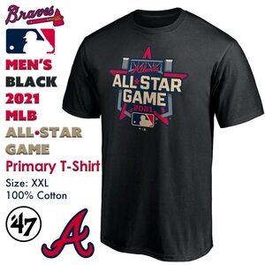 47 Brand Black Major League Baseball Atlanta All-Star Game Tee UNISEX